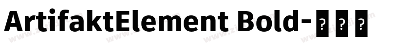 ArtifaktElement Bold字体转换 ArtifaktElement Bold字体转换